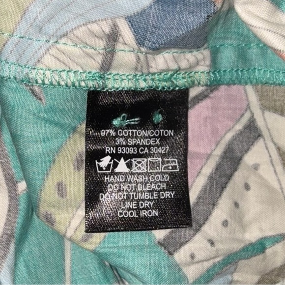 NIC+ZOE Rivera Botanical Shirtdress In Green Multi - XXL - Picture 7 of 14